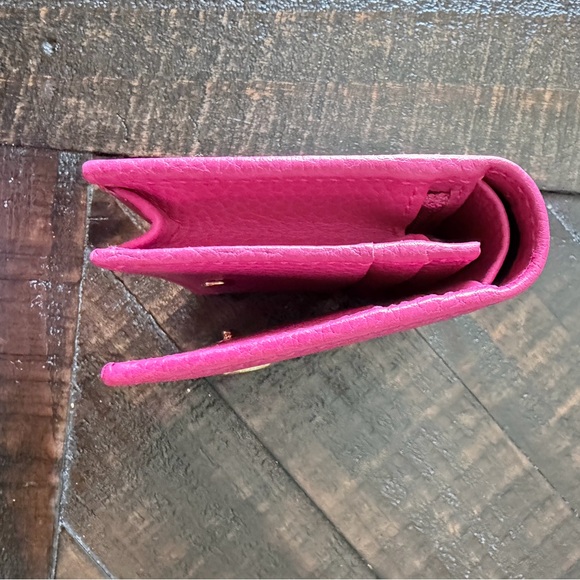 Gucci GG Marmont Fuchsia Leather Wallet - Picture 8 of 15